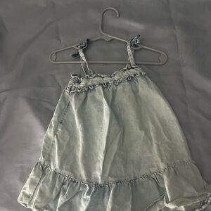 GAP Kids Light Blue Ruffle Blouse